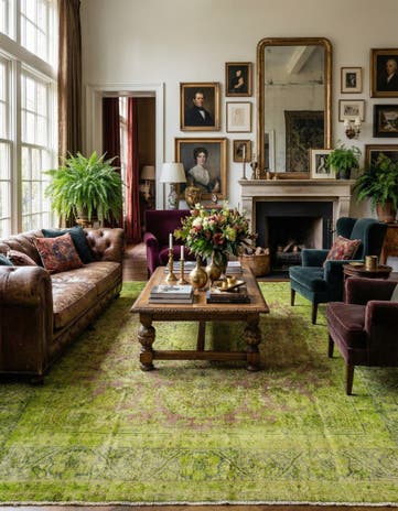 9' 8 x 12' 8 Vintage Royal Wool Rug