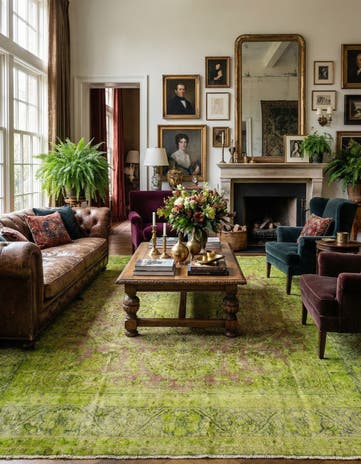 9' 8 x 12' 8 Vintage Royal Wool Rug