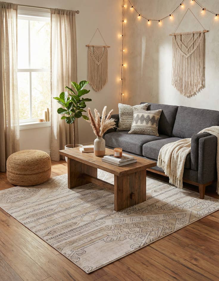 Detail image of 6' x 6' Oregon Square Rug