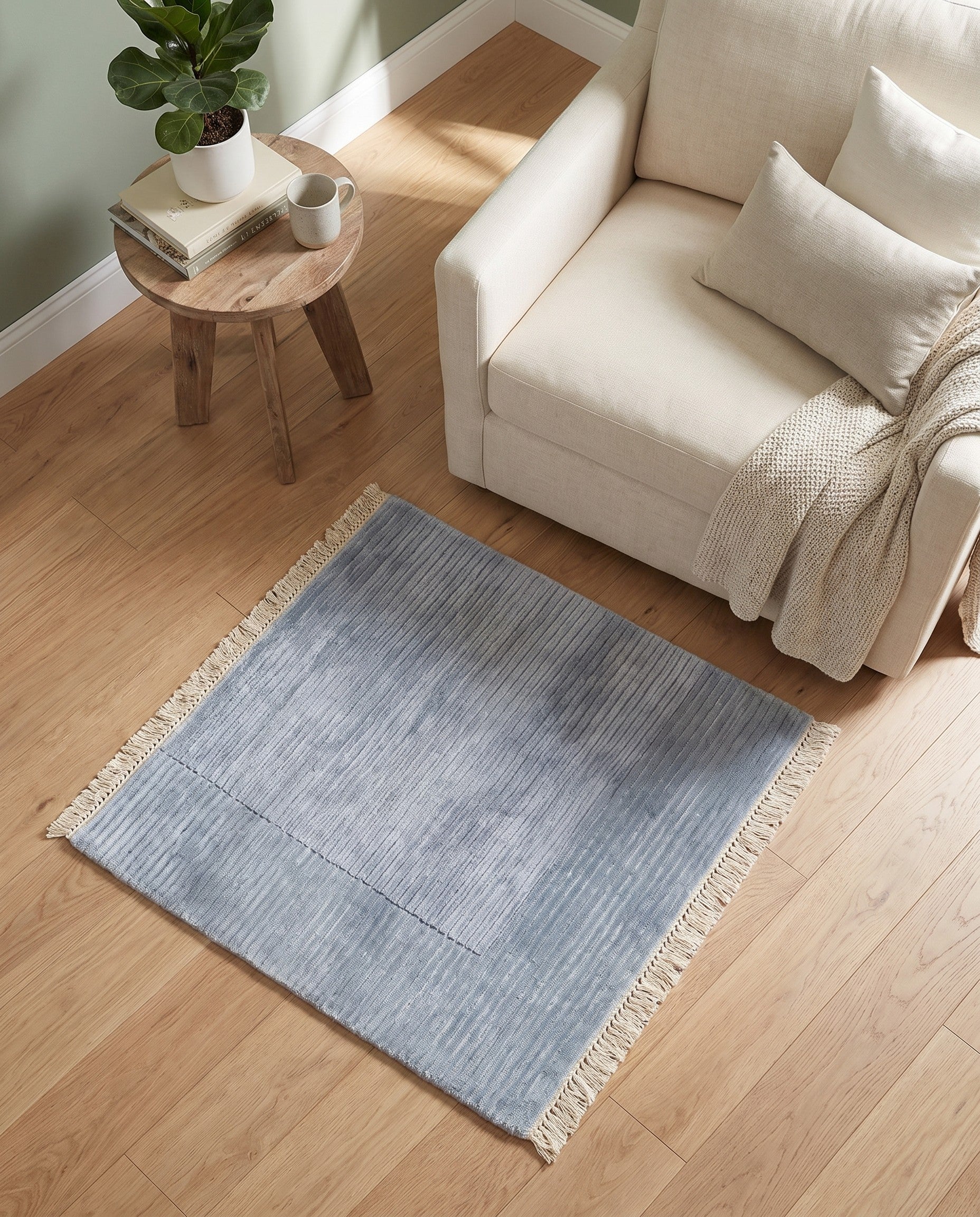 2' 7 x 2' 8 Hand Knotted Darya Wool Square Rug