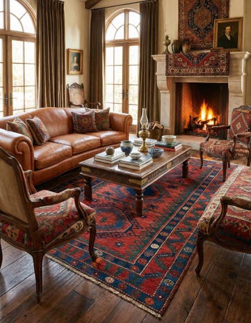 4' 11 x 7' 8 Kazak Rug