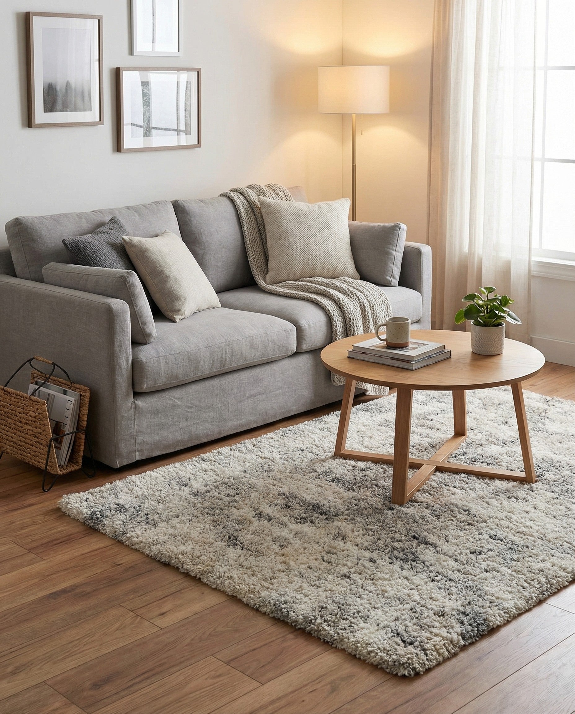  3' 3 x 5' 3 Soft Touch Shag Rug