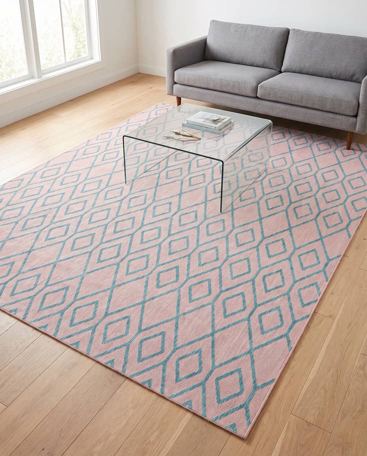 Detail image of 7' 10 x 10' Easy-Clean Jill Zarin Turks and Caicos Indoor / Outdoor Rug