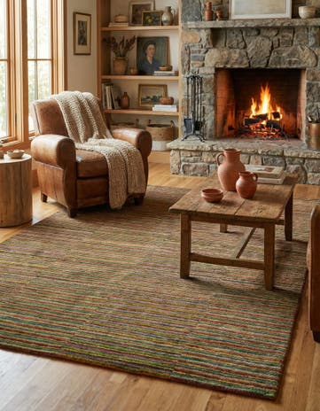 4' 9 x 6' 10 Hand Knotted Kashkuli Gabbeh Oriental Wool Rug