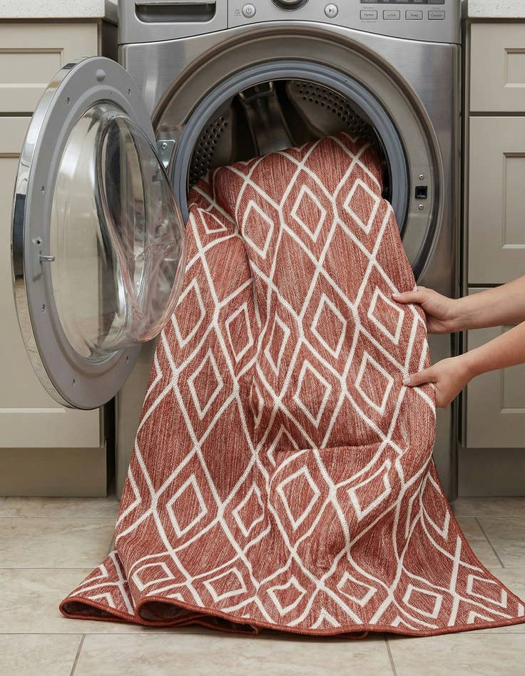 Detail image of 7' 10 x 10'  Washable Jill Zarin Turks and Caicos Indoor / Outdoor Rug