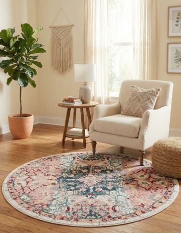 5' x 5' Charleston Round Rug