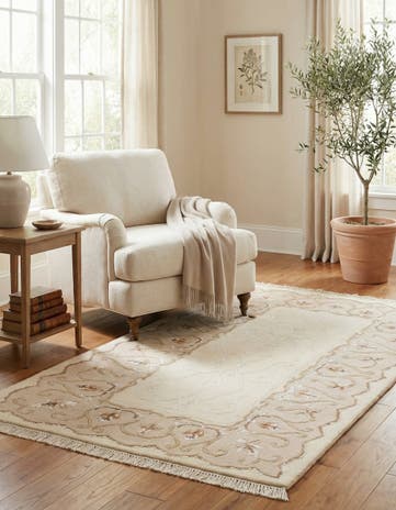2' 10 x 4' 11 Hand Knotted Darya Wool Rug