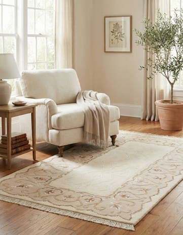 2' 10 x 4' 11 Hand Knotted Darya Wool Rug