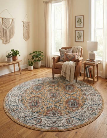 5' 3 x 5' 3 Nyla Round Rug