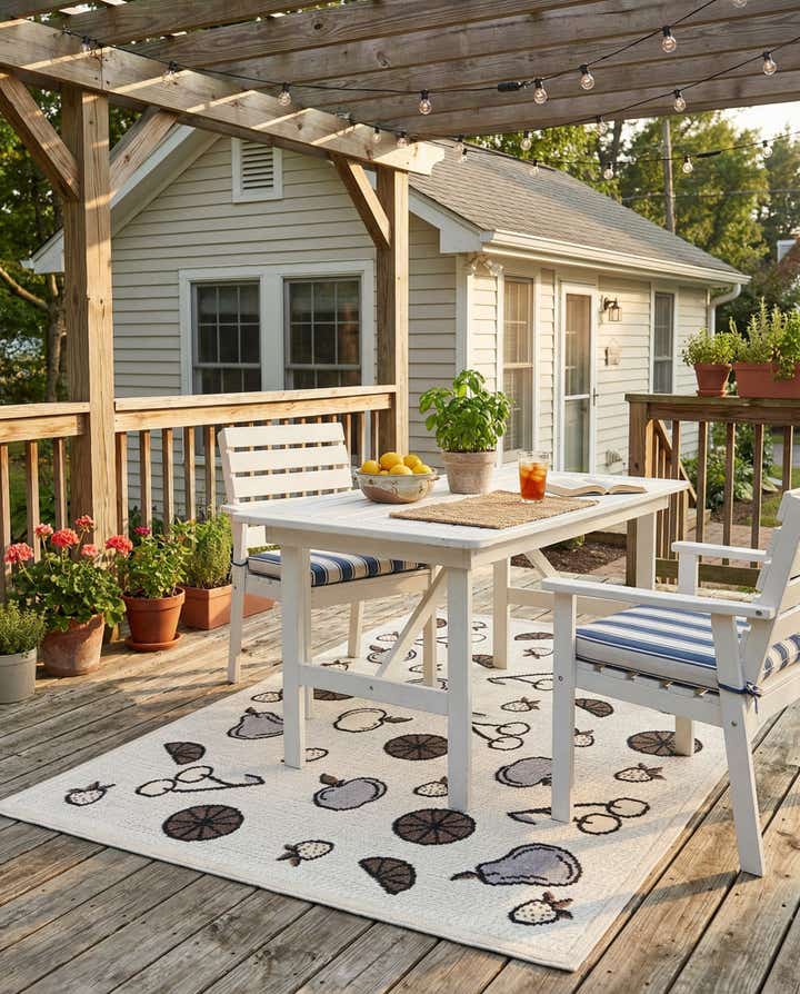 5' x 7' 7 Easy-Clean Indoor / Outdoor Rug