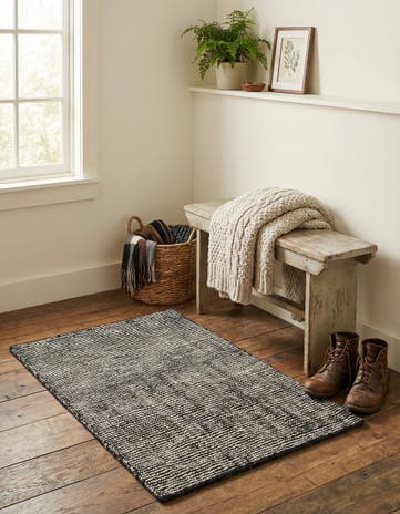 2' 2 x 3' 1 Hand Woven Jill Zarin English Manor Farmhouse Wool Rug
