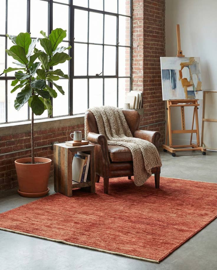 Detail image of 5' x 6' 6 Hand Knotted Kashkuli Gabbeh Oriental Wool Rug