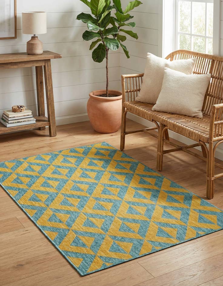 Detail image of 2' x 3'  Washable Jill Zarin Napa Indoor / Outdoor Rug