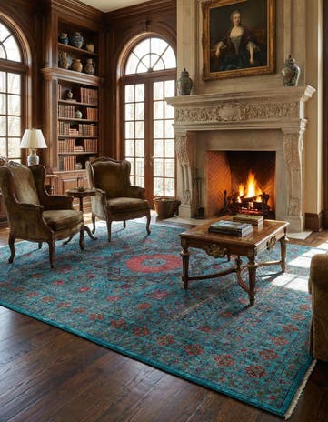 6' 10 x 9' 7 Amina Wool Rug