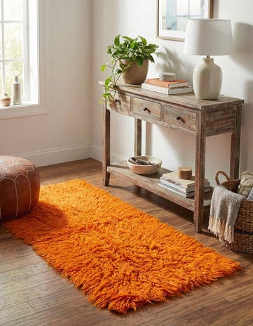 2' 2 x 4' 7 Hand Knotted Moroccan Wool Runner Rug