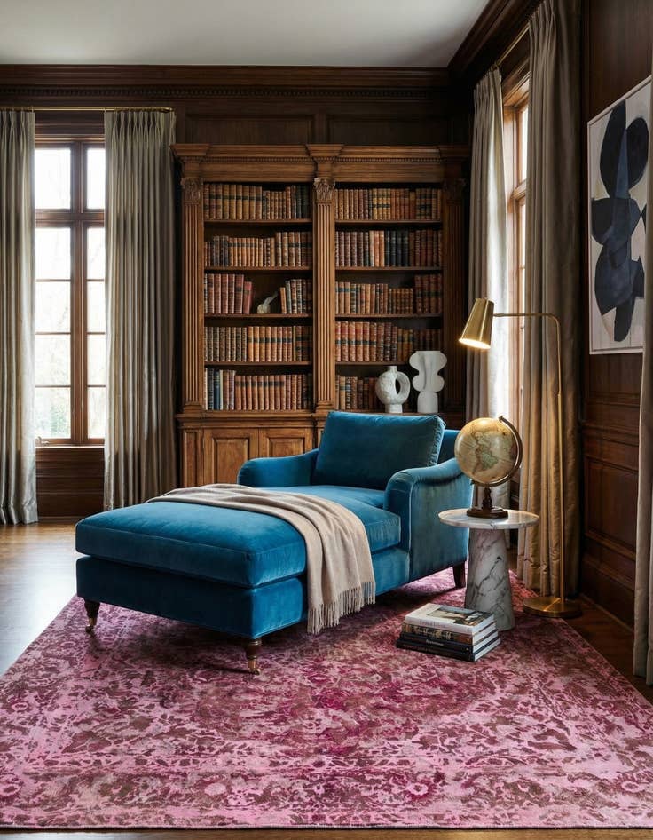 Detail image of 9' 5 x 12' 6 Vintage Royal Wool Rug