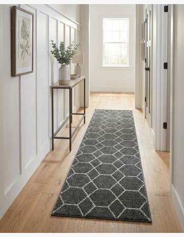 2' x 10' Trellis Frieze Runner Rug