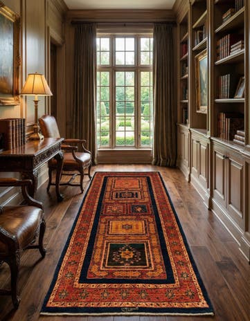 2' 8 x 7' 1 Kashkuli Runner Rug