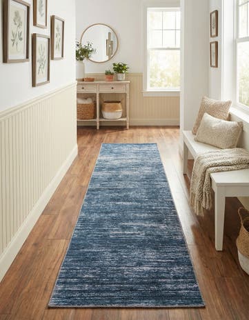 Blue Asha Runner Rug