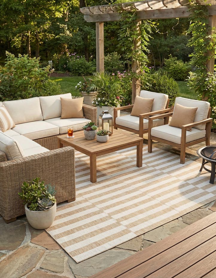 10' x 10' Easy-Clean Ribbon Indoor / Outdoor...