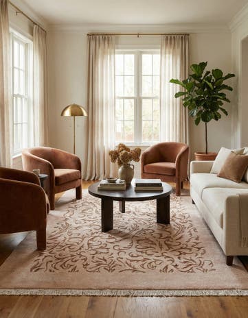 6' 10 x 9' 7 Hand Knotted Darya Wool Rug