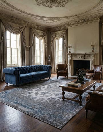 9' 10 x 13' 5 Vintage Royal Wool Rug