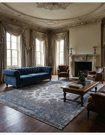 9' 10 x 13' 5 Vintage Royal Wool Rug