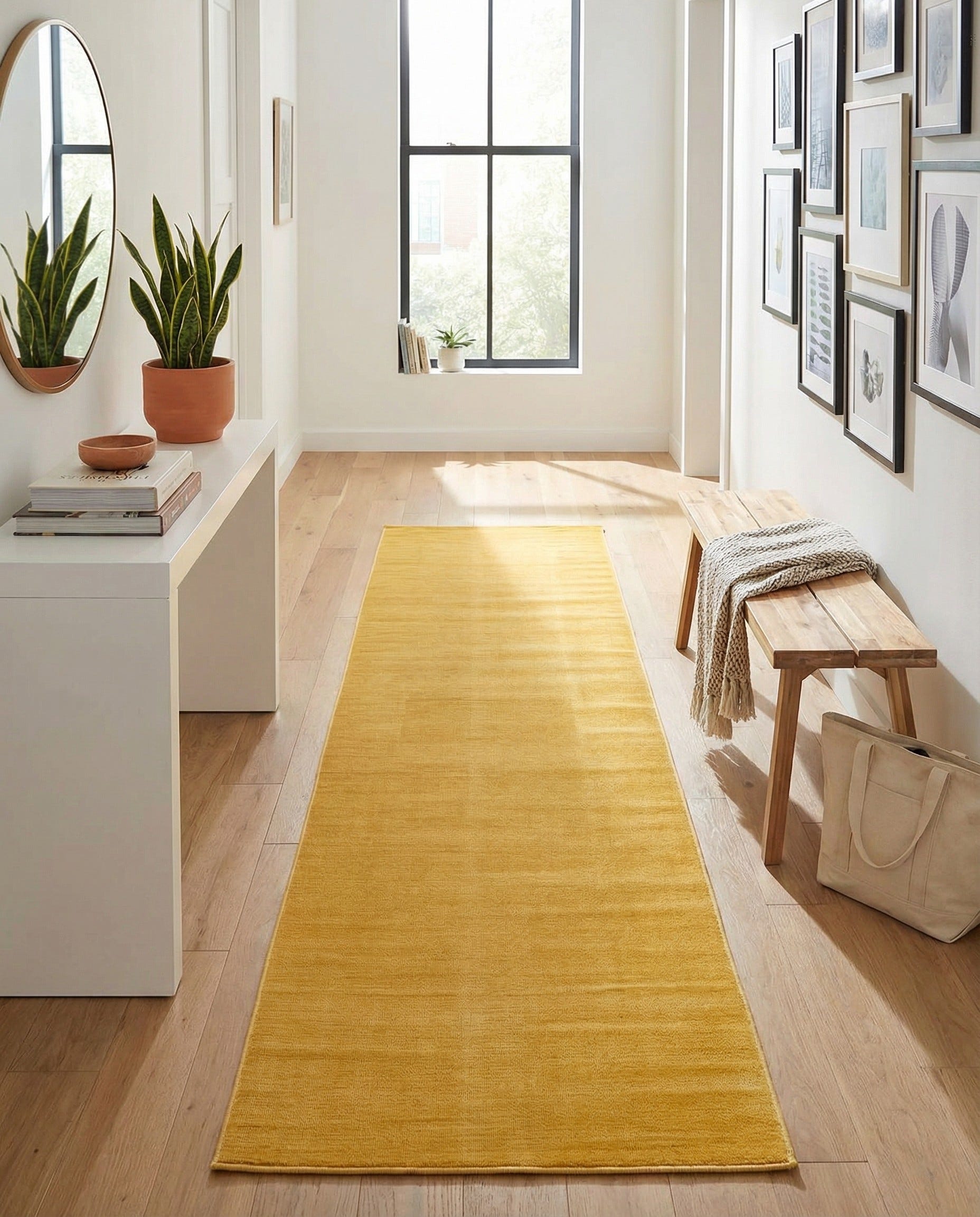 Gold 2' 9 x 9' 10 SoHo Runner Rug | Rugs.com