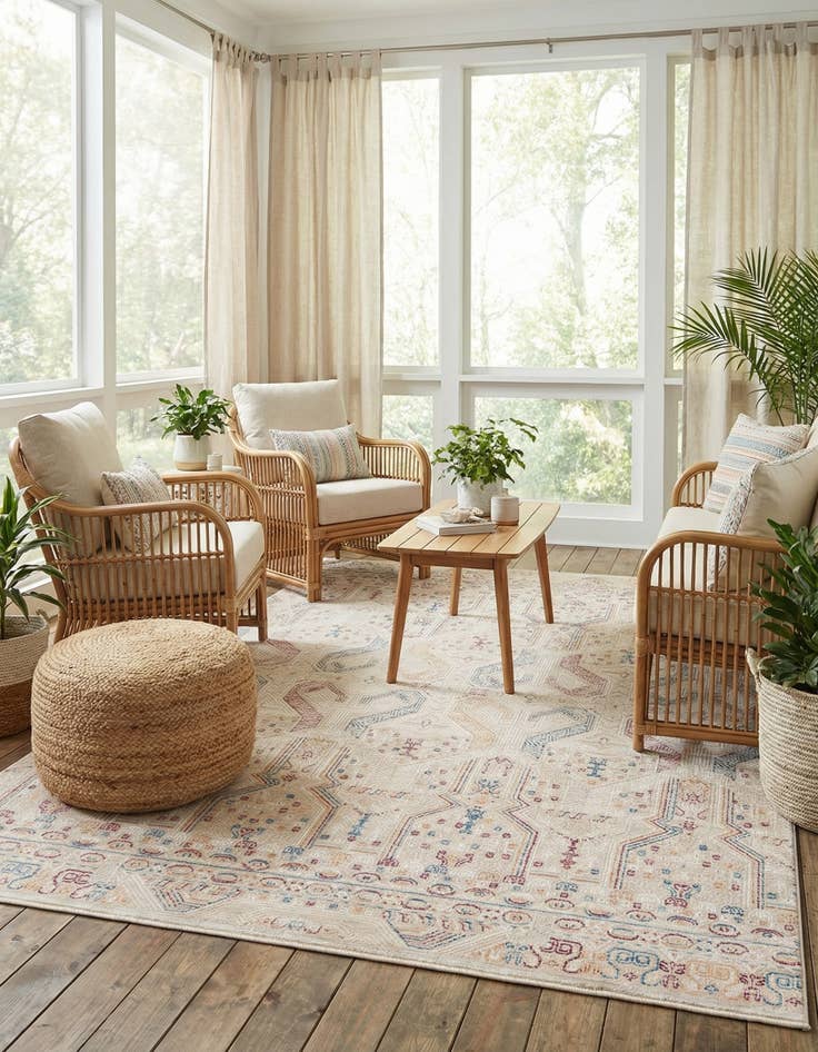 Detail image of 7' 10 x 9' 8 Deepa Rug