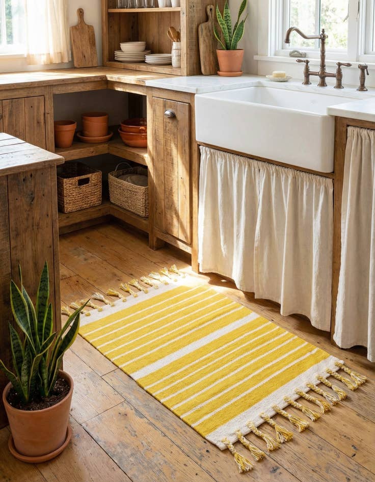 Detail image of 2' x 3' 1  Hand Woven Chindi Cotton Rug