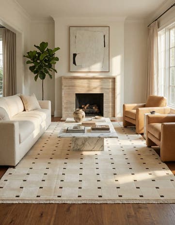 6' 6 x 9' 11 Hand Knotted Darya Wool Rug