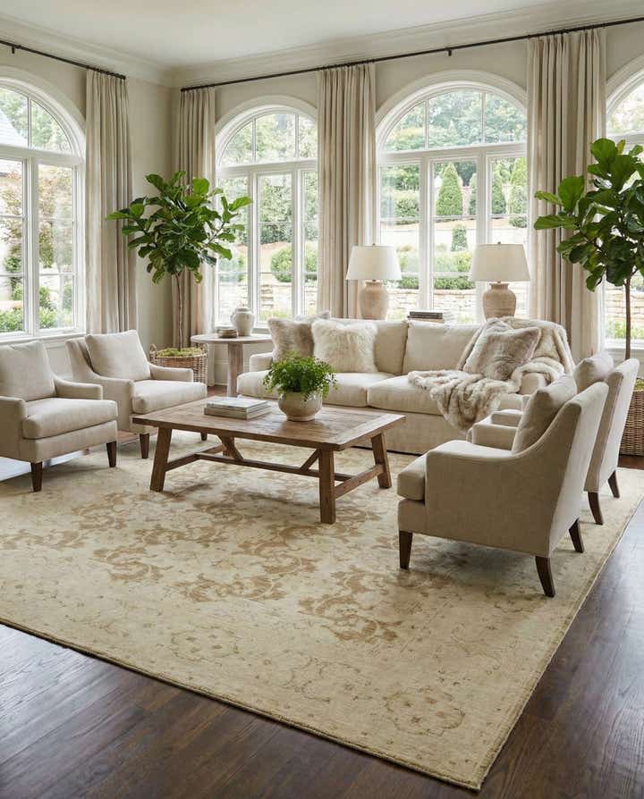 8' 10 x 11' 5 Hand Knotted Peshawar Ziegler Rug