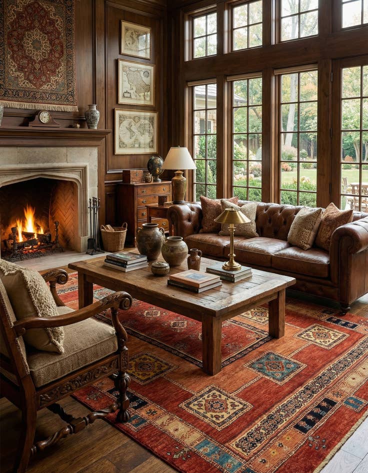 Detail image of 5' 7 x 8' 1 Luribaft Wool Rug