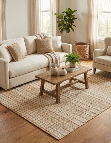 7' 10 x 10' Hand Braided Laurel Handwoven Jute Rug