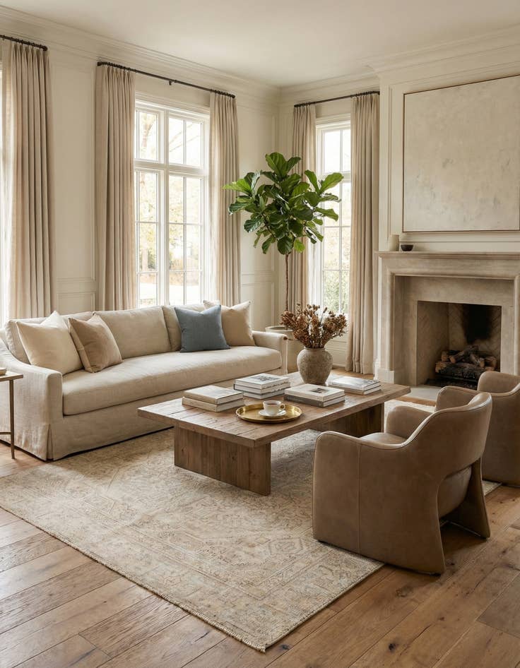 Detail image of 6' x 9'  Hand Knotted Ultra Vintage Persian Wool Rug