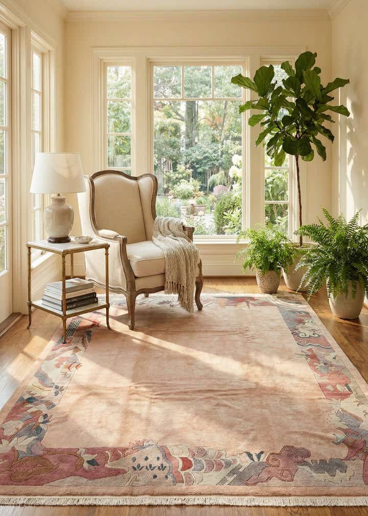 8' 6 x 11' 10 Hand Knotted Nepal Wool Rug