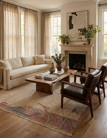 8' 5 x 11' 9 Hand Knotted Nepal Wool Rug