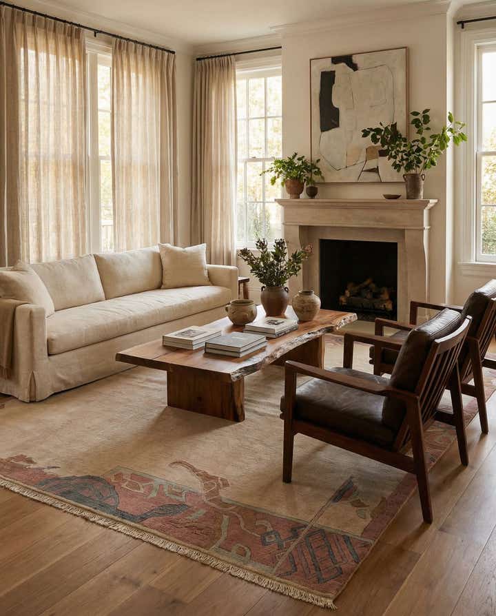 8' 5 x 11' 9 Hand Knotted Nepal Wool Rug