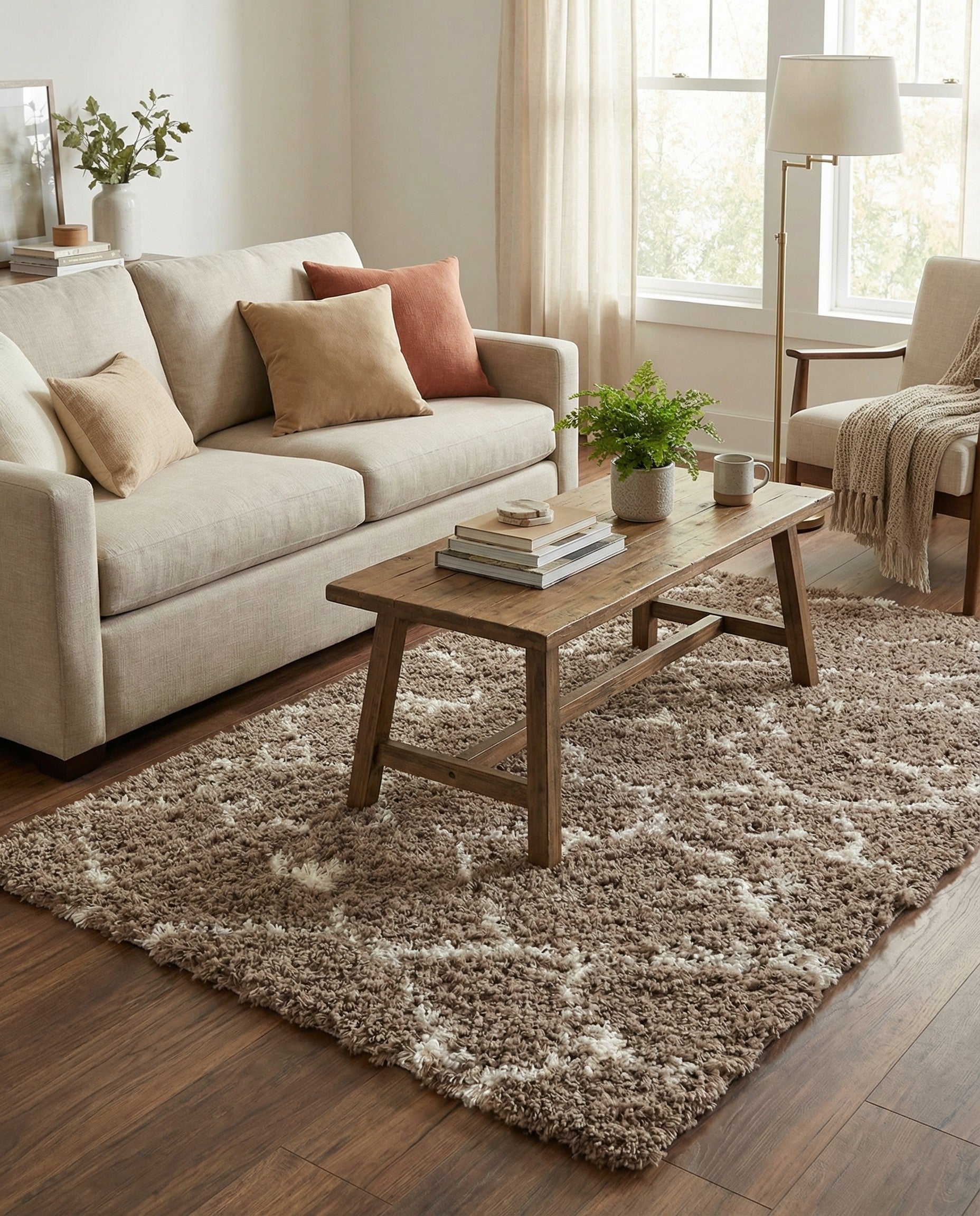  5' x 8' Infinity Shag Rug