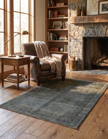 4' x 6' 3 Hand Knotted Over-Dyed Ziegler Rug