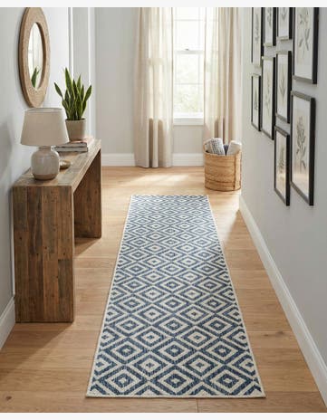 2' x 6' Easy-Clean Jill Zarin Costa Rica Indoor / Outdoor Runner Rug