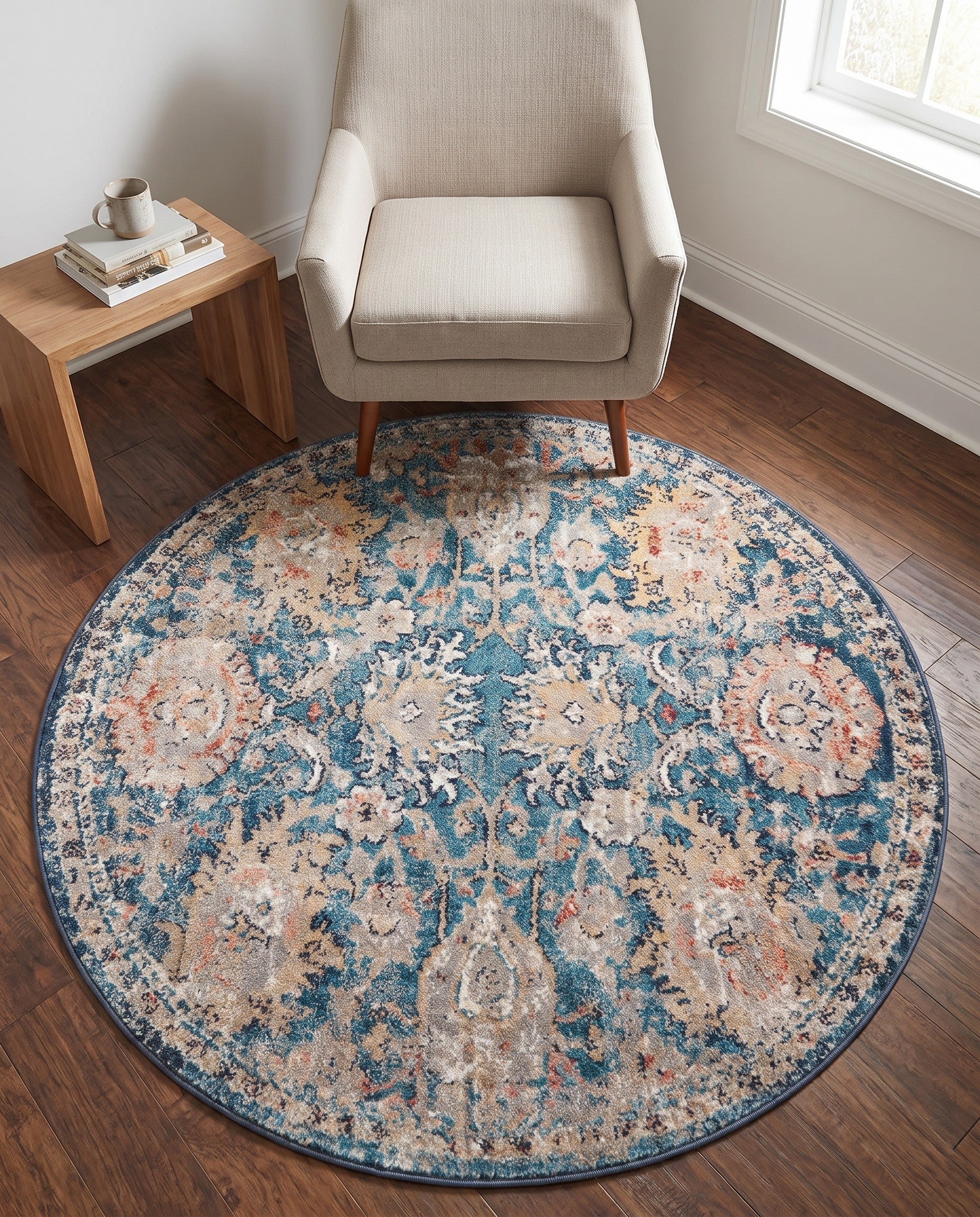 4' x 4' Lola Round Rug