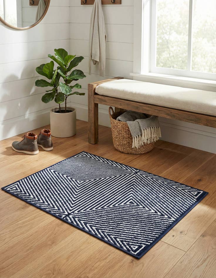 Detail image of 2' x 3'  Washable Sabrina Soto Indoor / Outdoor Rug