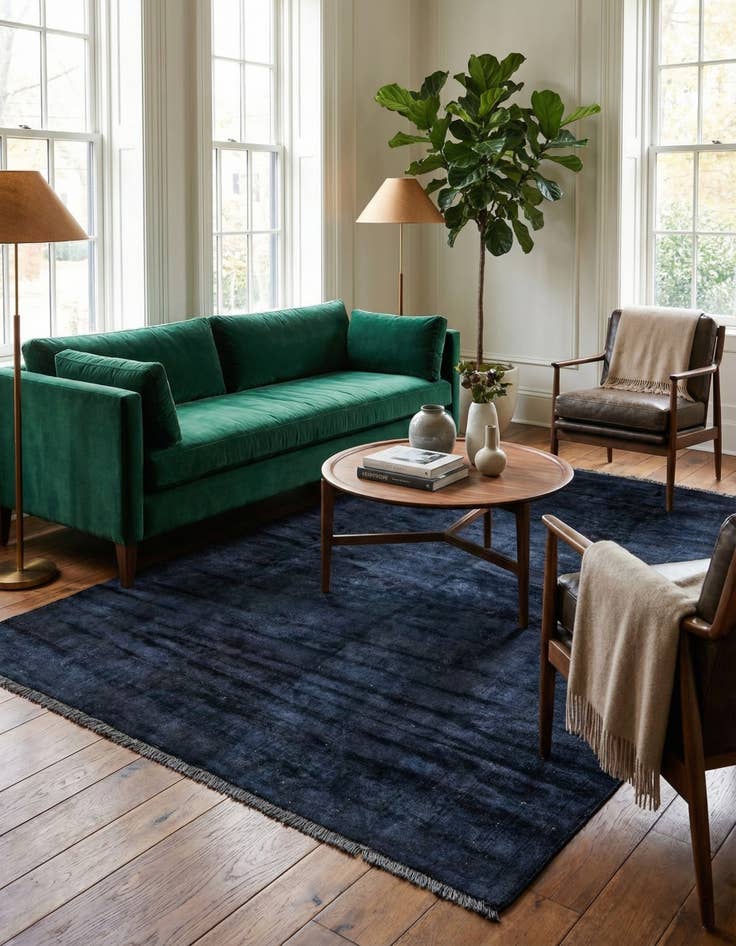 Detail image of  4' 2 x 6' 4  Hand Knotted Ultra Vintage Persian Wool Rug