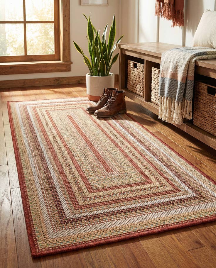 Detail image of 2' x 4' Easy-Clean Baja Indoor / Outdoor Runner Rug