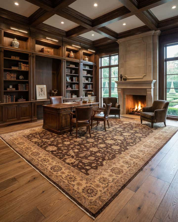 13' x 16' 6 Hand Knotted Peshawar Ziegler Rug