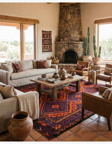 8' 10 x 15' 10 Hand Woven Kilim Afghan Wool Rug