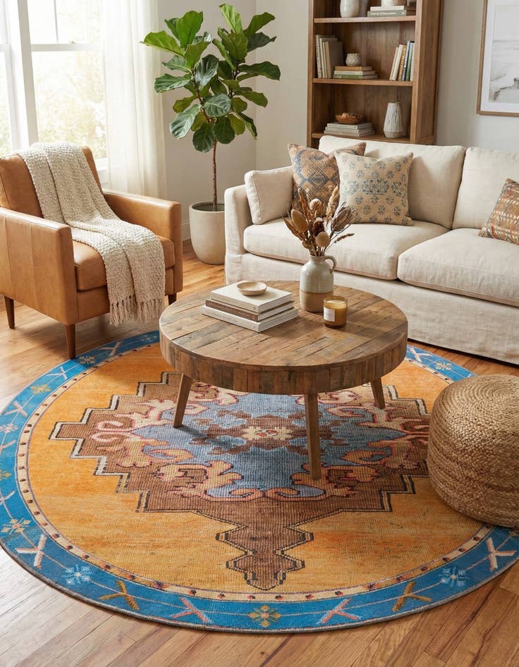 Detail image of 7' 7 x 7' 7 Timeless Round Rug