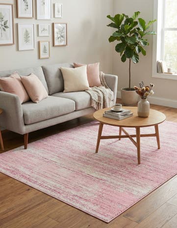 Jill Zarin Pink Uptown Madison Avenue Rug