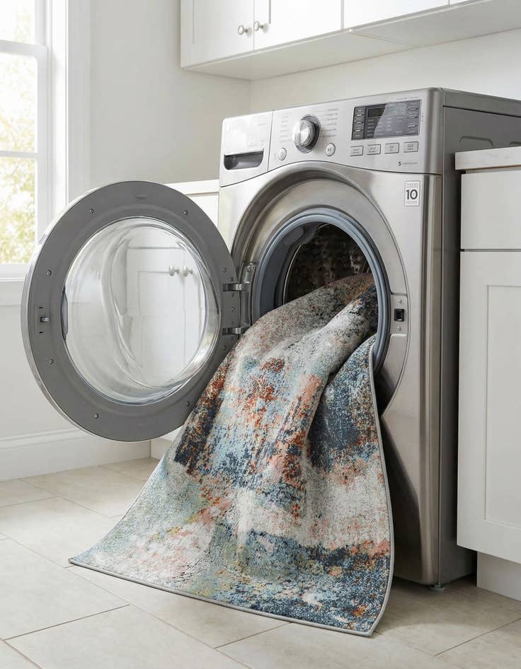 Detail image of  3' 3 x 5' 3 Kamala Washable Rug